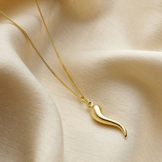 Italian Horn Necklace