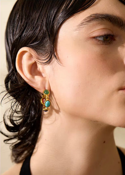 Color Cascade Earrings