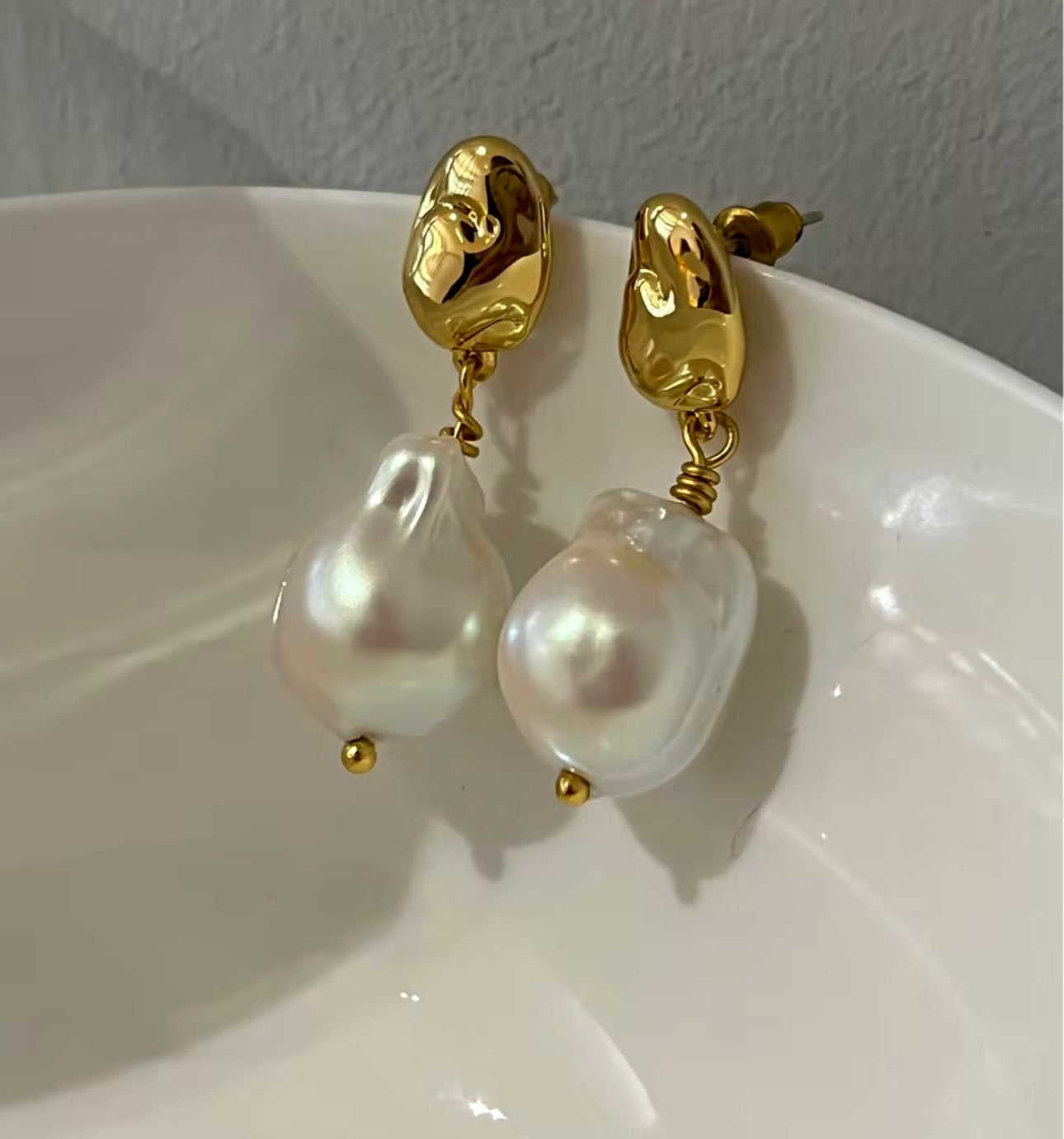 Lunar Pearl Earrings