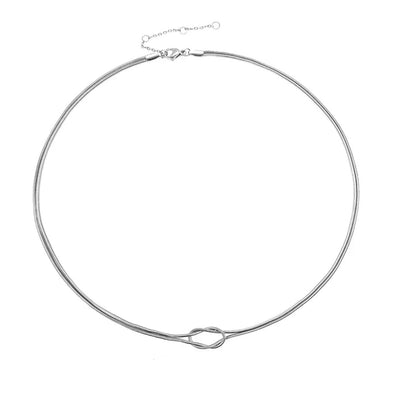 Elegant Minimalist Snake Chain Necklace